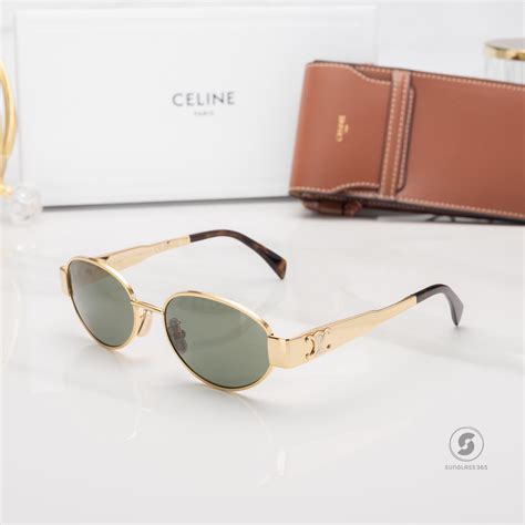 celine triomphe metal sunglass hut|Celine Triomphe XXS (55 .